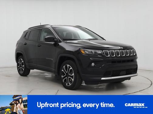 Black 2022 Jeep Compass Limited