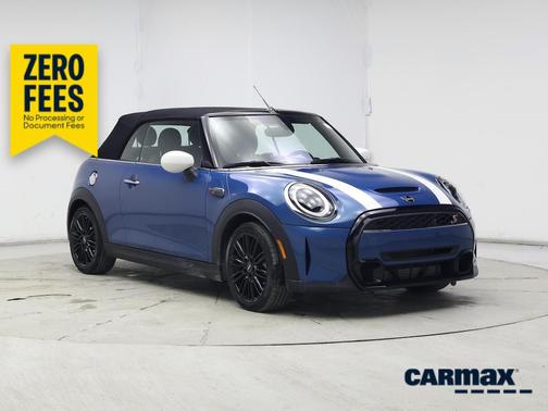 Blue 2023 MINI Convertible S
