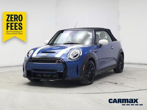 Blue 2023 MINI Convertible S