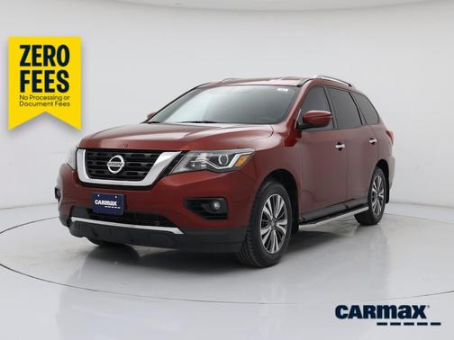 Red 2019 Nissan Pathfinder SV