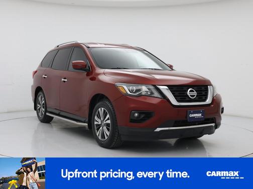 Red 2019 Nissan Pathfinder SV