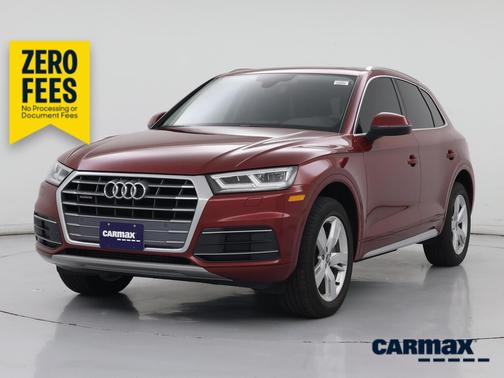 Red 2018 Audi Q5 Premium Plus