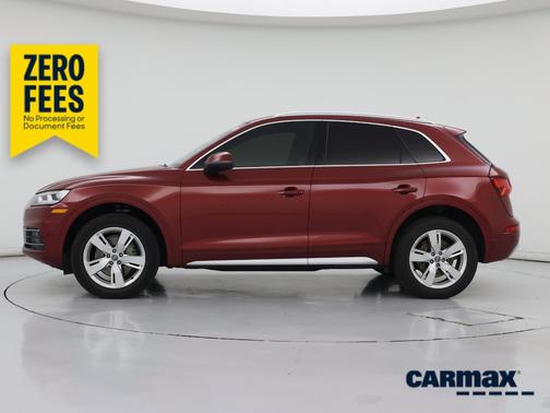 Red 2018 Audi Q5 Premium Plus