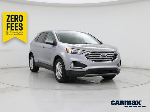 Silver 2021 Ford Edge SEL