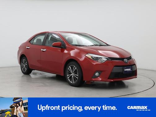Red 2016 Toyota Corolla LE Plus
