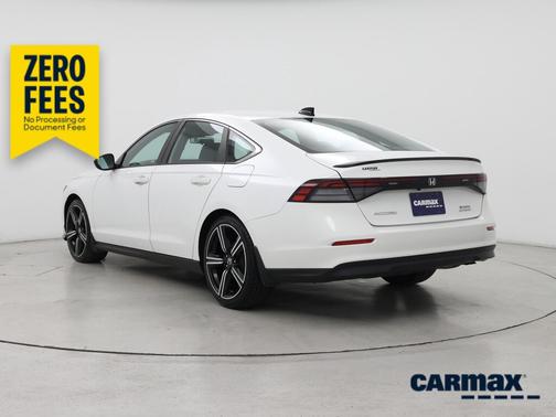 White 2023 Honda Accord Hybrid Sport