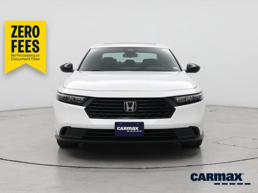 White 2023 Honda Accord Hybrid Sport