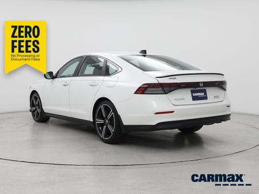 White 2023 Honda Accord Hybrid Sport