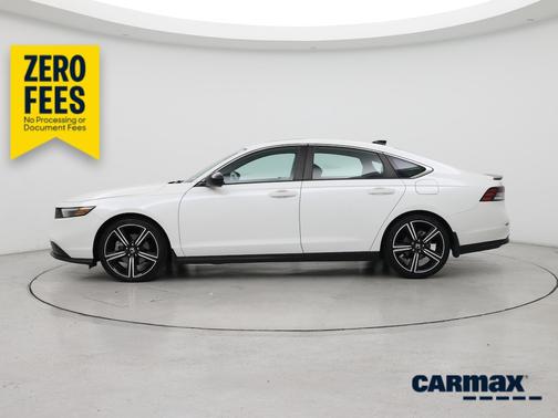 White 2023 Honda Accord Hybrid Sport