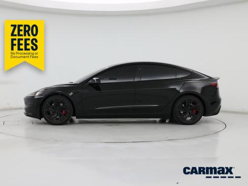 Black 2024 Tesla Model 3 Performance