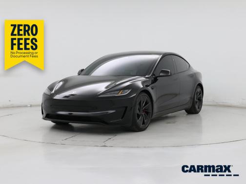 Black 2024 Tesla Model 3 Performance