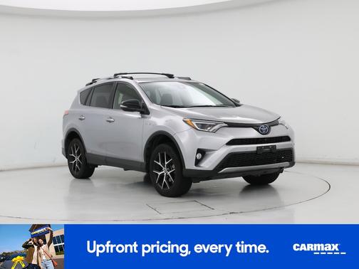 Silver 2018 Toyota RAV4 Hybrid SE
