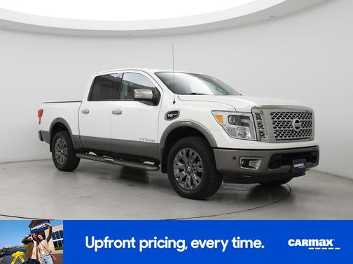 White 2017 Nissan Titan Platinum Reserve