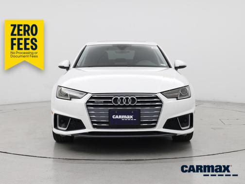White 2019 Audi A4 Premium