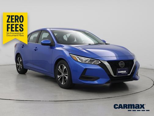 Blue 2021 Nissan Sentra SV