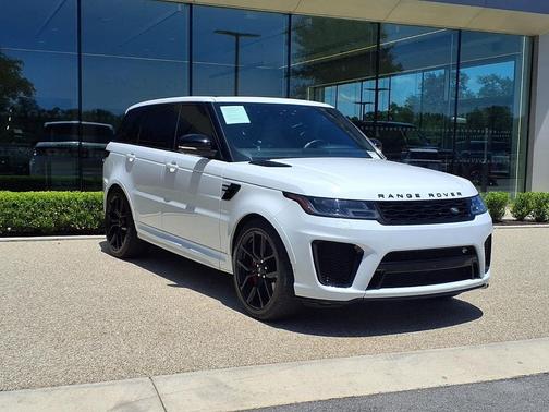 WHITE 2022 Land Rover Range Rover Sport SVR