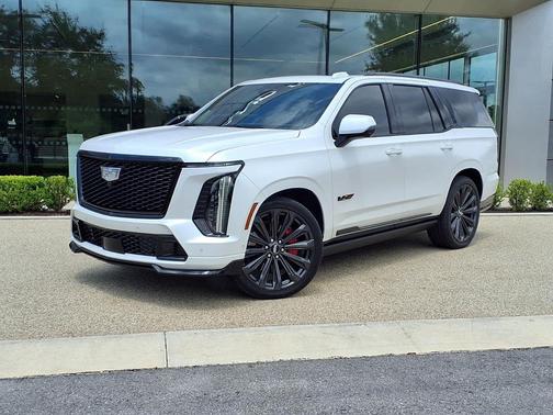 Crystal White Tricoat 2025 Cadillac Escalade V-Series