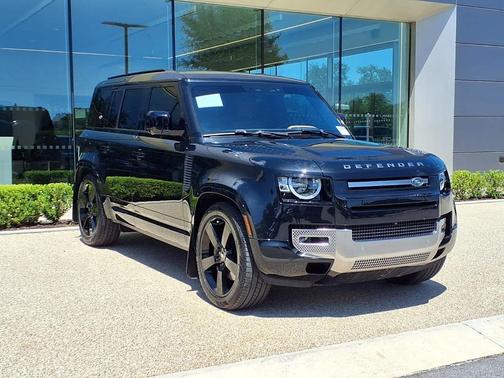 Santorini Black Metallic 2023 Land Rover Defender 110 S