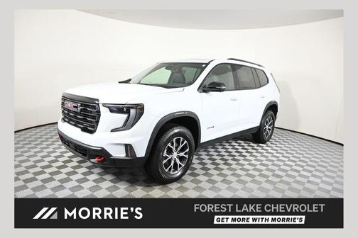 Glacier White Tricoat 2026 GMC Acadia AT4 AWD