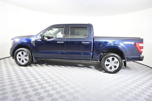 Antimatter Blue Metallic 2022 Ford F-150 Platinum