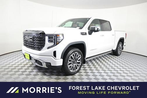 White Frost Tricoat 2025 GMC Sierra 1500 Denali Ultimate