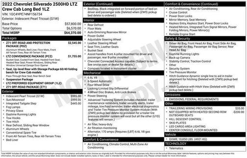 2022 Chevrolet Silverado 2500 LTZ