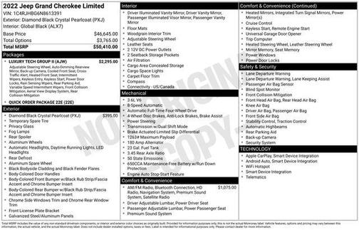 2022 Jeep Grand Cherokee Limited