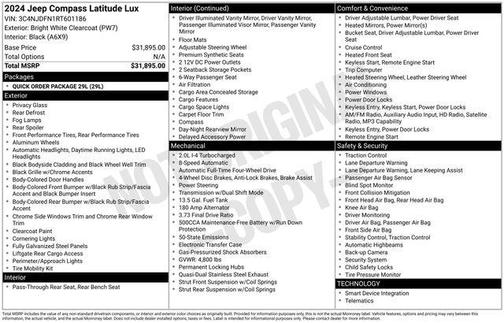 2024 Jeep Compass Latitude Lux