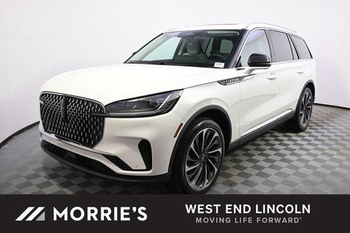 Pristine White Metallic Tri-Coat 2026 Lincoln Aviator Reserve AWD