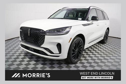 Pristine White Metallic Tri-Coat 2026 Lincoln Aviator Reserve AWD