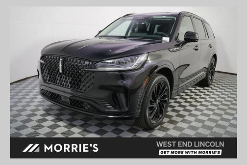 Infinite Black Metallic Clearcoat 2026 Lincoln Aviator Reserve AWD