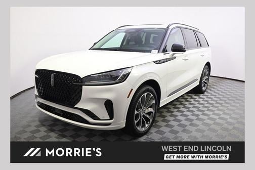 Pristine White Metallic Tri-Coat 2026 Lincoln Aviator Premiere