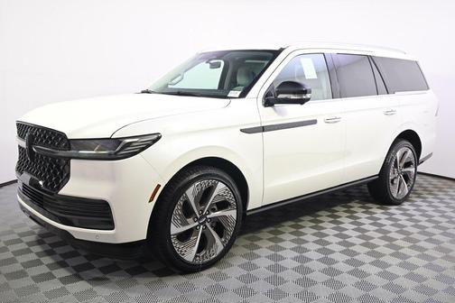 White Metallic 2026 Lincoln Navigator Black Label