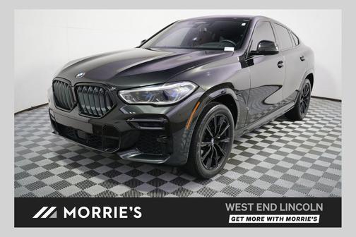 Black Sapphire Metallic 2022 BMW X6 xDrive40i