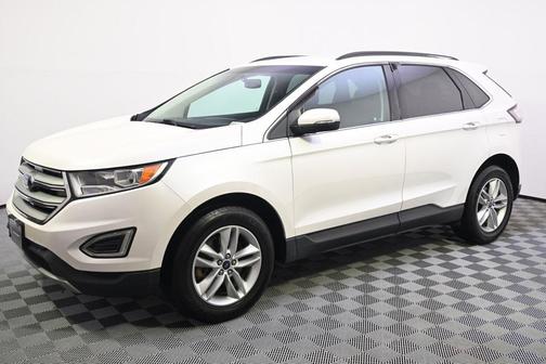 White Platinum Metallic Tri-Coat 2016 Ford Edge SEL