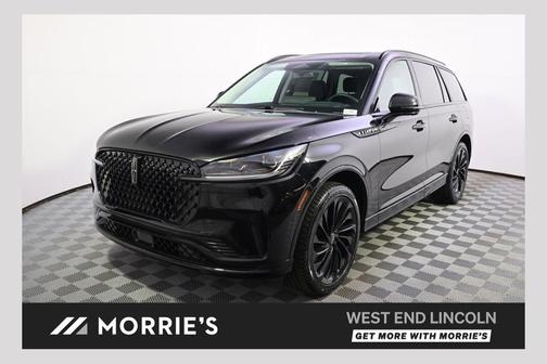 Infinite Black Metallic Clearcoat 2026 Lincoln Aviator Reserve AWD