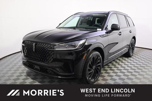 Infinite Black Metallic Clearcoat 2026 Lincoln Aviator Reserve AWD