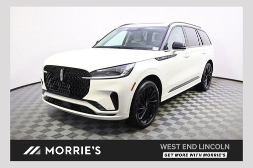 Pristine White Metallic Tri-Coat 2026 Lincoln Aviator Reserve AWD