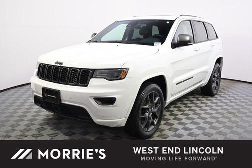 Bright White Clearcoat 2021 Jeep Grand Cherokee 80th Anniversary 4x4