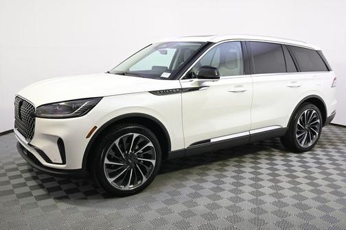 PRISTINE WHITE MET 3C 2026 Lincoln Aviator Reserve AWD