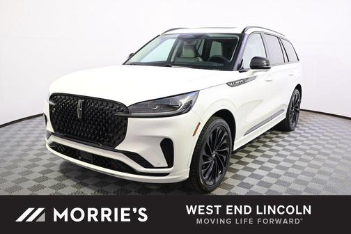 Pristine White Metallic Tri-Coat 2026 Lincoln Aviator Reserve AWD