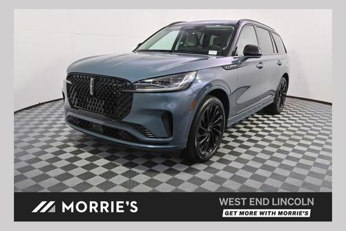 Whisper Blue Metallic Clearcoat 2026 Lincoln Aviator Reserve AWD