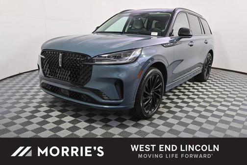 Whisper Blue Metallic Clearcoat 2026 Lincoln Aviator Reserve AWD