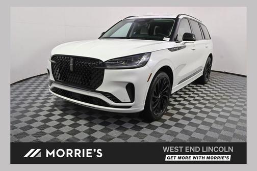 Pristine White Metallic Tri-Coat 2026 Lincoln Aviator Reserve AWD
