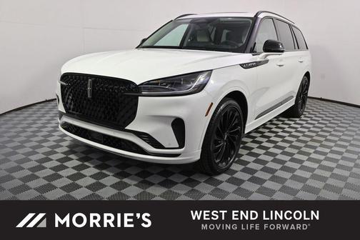 Pristine White Metallic Tri-Coat 2026 Lincoln Aviator Reserve AWD