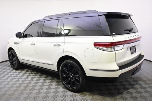 Pristine White Metallic Tri-Coat 2023 Lincoln Navigator Black Label
