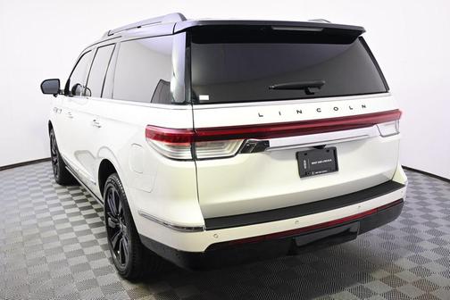 Pristine White Metallic Tri-Coat 2023 Lincoln Navigator Black Label