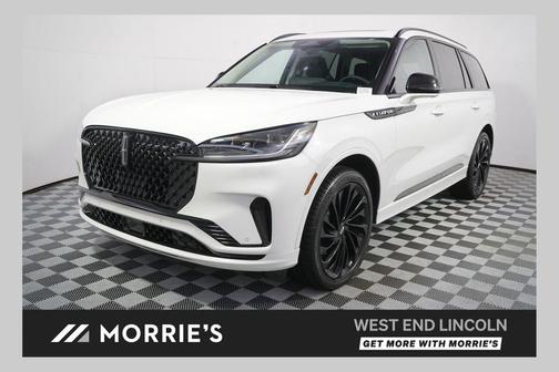 Pristine White Metallic Tri-Coat 2026 Lincoln Aviator Reserve AWD