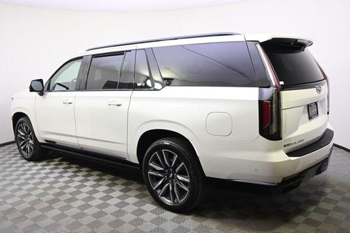 Crystal White Tricoat 2023 Cadillac Escalade ESV Sport