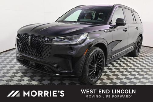 Infinite Black Metallic Clearcoat 2026 Lincoln Aviator Reserve AWD